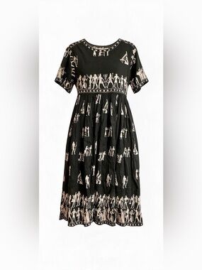 Woman Within Cotton Printed Maxi Dress Size Large NWT